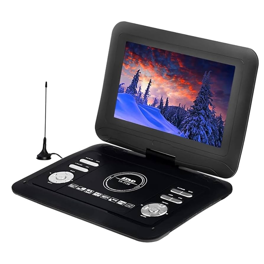 Portable CD&DVD Player 10.1 インチ 10.1 Inch Portable DVD Player with TV & FM, Supports USB & Games